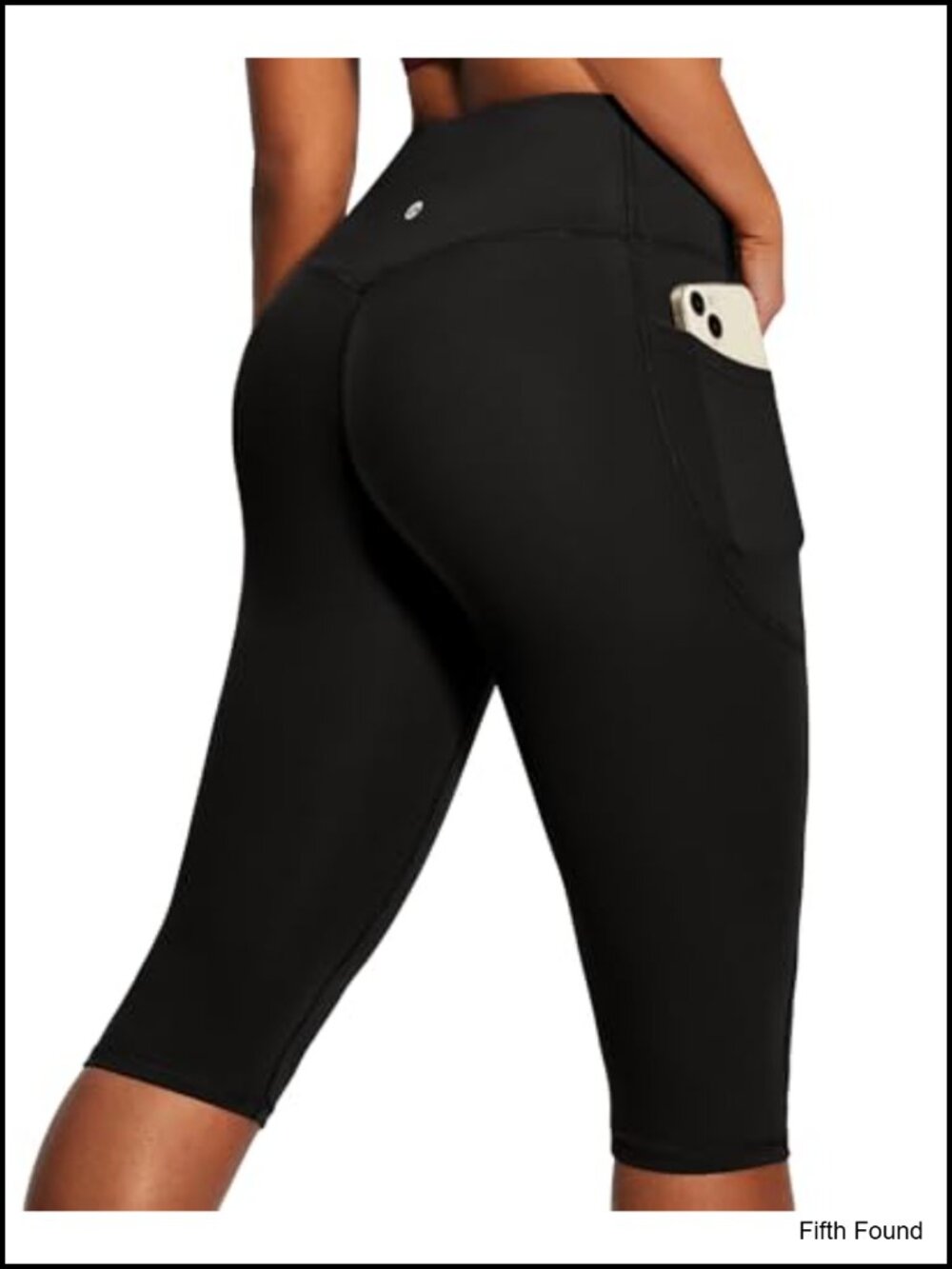 Heathyoga Capri Leggings with Pockets Tummy Control Yoga Pants